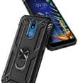 thumbnail image 3 of For LG Rebel 4 LTE (L212VL, L211BL) Case, Phoenix 4/Phoenix 3/K8s/K8 Plus/Tribute Dynasty/Empire/Zone 4/Aristo 2/3 Plus/Aristo 3 with Screen Protector, Nagebee Military Armor Shockproof Cover (Black), 3 of 5