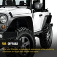 thumbnail image 7 of Nilight Off-Road Fender Flares Kit for Jeep Wrangler, Black, 32.3 lbs, 4 Pieces, 7 of 7