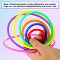 thumbnail image 4 of Uxcell Plastic Toss Ring 4 Sizes, 60 Pack Sports Rings Toss Game for Carnival Outdoor Games, 4 Colors, 4 of 6