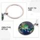 thumbnail image 2 of 10 llaveros con forma de globo terráqueo semicircular, colgante del sistema solar, planeta Tierra, llavero para mochila, adorno colgante, recuerdo de viaje para hombres y mujeres., 2 of 7