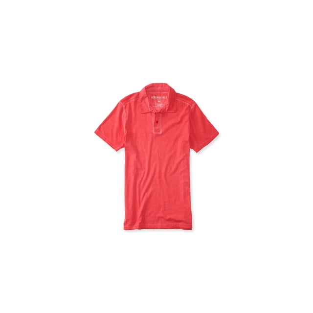 Polo de Rugby Aeropostale para Hombre Rosa Mediano