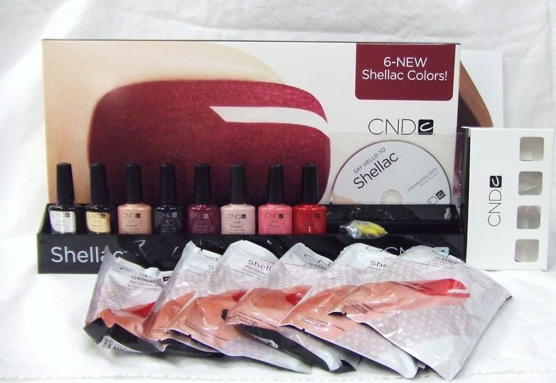 CND Creative Nail Gel Polish Shellac Salon Rack Kit B