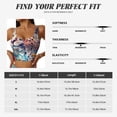 thumbnail image 6 of Lsque Vibrant Leopard In Flowers Printed Women'S Sports Bra, Compression, Moisture Wicking, High-Impact Sports Bra For Women,Supportive sports bra-Small, 6 of 9