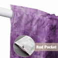 thumbnail image 2 of Purple Kitchen Window Curtains, Swag Curtains Valance for Bedroom Living Room Bathroom, Retro Oil Painting Modern Abstract Art Aesthetics Rod Pocket Window Curtain Block Drapes 2 Panels 28"x36", 2 of 9