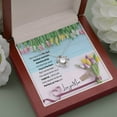 thumbnail image 2 of Luxury Son to Mom Mother's Day - Love Knot Necklace - Message Card & Gift Box, 2 of 5