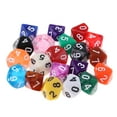 thumbnail image 2 of 20 Pcs Acrylique Polyhédrique Jeu de Boisson Jeu de Rôle, 2 of 8
