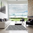 thumbnail image 6 of Ahgly Company Indoor Square Patterned Gray Cloud Gray Area Rugs, 4' Square, 6 of 6