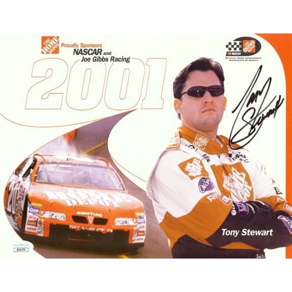 Tony Stewart Signed Autographed 8.5X11 Photo NASCAR 2001 JSA AL41174