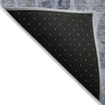 thumbnail image 4 of HomeRoots 588142 3 x 5 ft. Damask Washable Indoor & Outdoor Rectangle Area Rug, Navy Blue & Sky Blue, 4 of 5