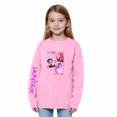 thumbnail image 3 of Moonsky Sudadera de cuello redondo Pop De-on - Sudadera de manga larga con estampado del cantante HUNTR/X - Sudadera de cuello redondo y manga larga para hombre y mujer Rosa 130, 3 of 4