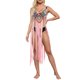 thumbnail image 2 of VISgogo - Bikini para mujer, sin mangas, para playa, con borlas caladas, vestido de verano VISgogo  moda, 2 of 7