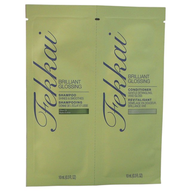 Dúo de acondicionador de champú brillante brillante por Frederic Fekkai para unisex - 2 x 0.3 oz champú, acondicionador Frederic Fekkai Frederic Fekkai