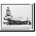 thumbnail image 2 of Historic Framed Print, The B-29 superfort is the center of interest of a group of Germans who were guests of Wiesbaden Air Force Base on Air Force day, 17-7/8" x 21-7/8", 2 of 9
