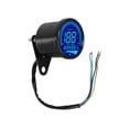 thumbnail image 3 of Motorcycle Odometer Lcd Digital Speedometer Tachometer Gauges Night Light 12V Black, 3 of 9