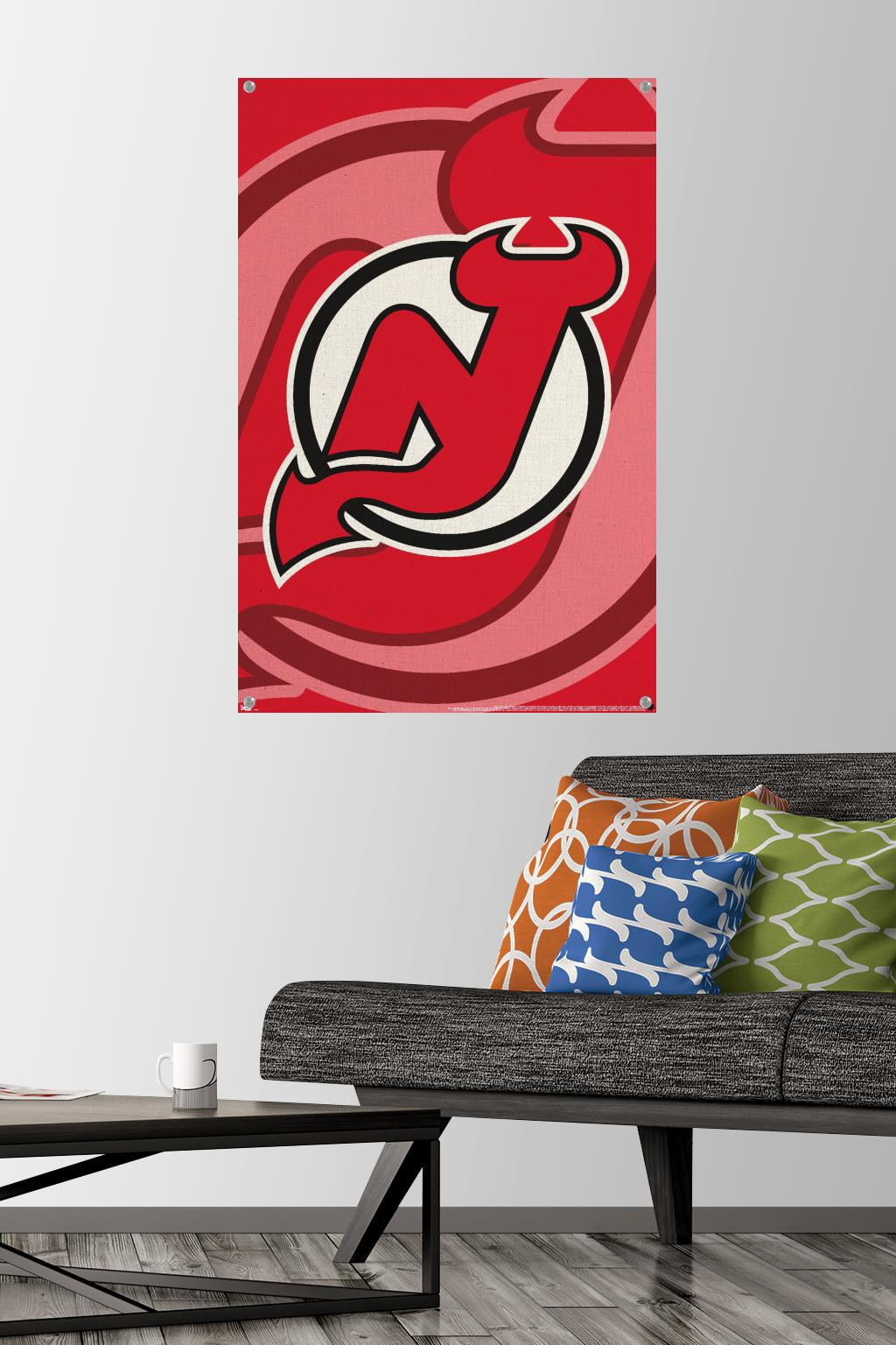 NHL New Jersey DeVils - Logo 14 Wall Poster with Push Pins, 22.375" x 34"