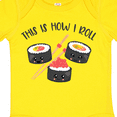 thumbnail image 4 of Inktastic Kawaii How I Roll Sushi Boys or Girls Baby Bodysuit, 4 of 5