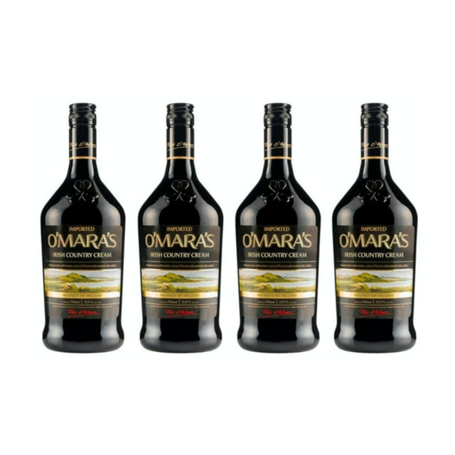 Pack de 4 Crema de Whisky O'mara's 750 ml O'mara's Country Cream O'mara's