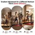 thumbnail image 3 of RHYTHM FUN Walking Pad with Incline, Foldable Walking Pad Treadmill with Handle, LED Display & APP Control for Home & Office, 3 of 9