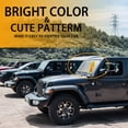 thumbnail image 3 of Parasol de parabrisas EJDRFN para Jeep Wrangler TJ JK JL y Gladiator JT de 2/4 puertas, 3 of 7
