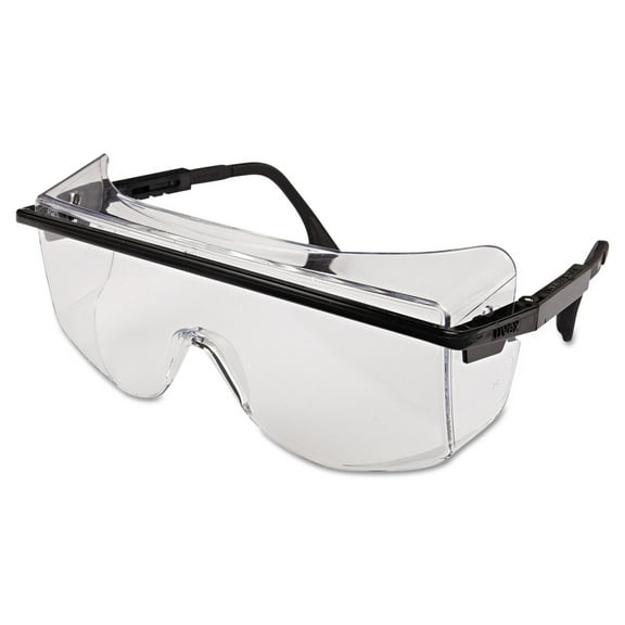 Uvex Astro OTG 3001 Safety Spectacles Black Frame S2500C