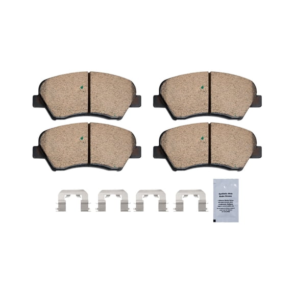 HUSCH Front Ceramic Brake Pads Kit D1543 Fit For Hyundai Elantra 2011-2012, 2016, For Elantra Coupe 2013, For Elantra GT 2013-2016