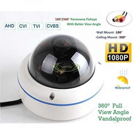 180/360˚ Panorama View Angle 700TVL 1/3 1/3 Sony Super HAD II CCD Double Scan Indoor/Outdoor Dome Security Camera, OSD Menu. Advanced DSP to Offer High Image