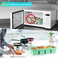 thumbnail image 5 of Silicone Soup Freezer Molds with Lids,  Food Storage Containers for Meal Prep – Freezes 250mL/500mL Portions, 2 PackSilicone Trays ( Large Ice Cubes), 5 of 6
