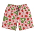 thumbnail image 5 of Goofa Strawberries Printed Mens Swim Trunks Summer Quick Dry Short Beach Swimwear Bathing Suits-Large, 5 of 9