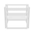 thumbnail image 2 of Mykonos Patio Club Chair White with Sunbrella Canvas Natural Cushion (set of 2), 2 of 2