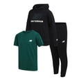 thumbnail image 1 of Conjunto de ropa deportiva New Balance para niños, 3 piezas, talla 8, color negro oscuro, 1 of 1