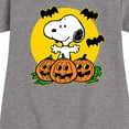 thumbnail image 3 of Peanuts - Snoopy Pumpkin Patch - Toddler And Youth Girls Fleece Dress, 3 of 6