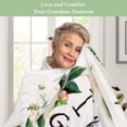 thumbnail image 3 of Blanket for Grandma, Grandma Birthday from Grandkids, I Love You Grandma, Soft Throw Blanket 60" x 50", White, 3 of 6