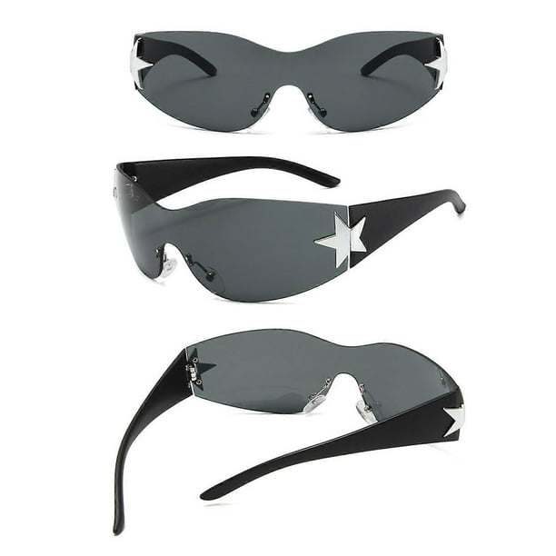 Solid Color Y2K Sunglasses for Kids Ultra-light Eye Protection Stylish Sunglasses for Family Holiday Weekend Travel