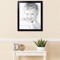 thumbnail image 3 of ArtToFrames 22" x 27" Satin Black Step Lip Picture Frame, 22x27 inch Black Wood Poster Frame (WOM-1452), 3 of 7