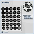 thumbnail image 4 of Five Oceans Marine Switch Panel Waterproof Stickers for Boats/RVs - FO3928, Black/White, 30-Piece, 4 of 5