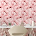 thumbnail image 3 of Ambesonne Watercolor Peel & Stick Wallpaper for Home, Vintage Flower Bloom, 13"x36", Pale Pink, 3 of 6