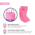 thumbnail image 2 of Addie & Tate Girls Rain Boots, Sizes 8T-12 – Lightweight & Waterproof Rain Boots for Kids in Rainbow/Stars Design, 2 of 8