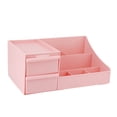 thumbnail image 2 of Organizador de cajones para tocador, caja de cosméticos con estante, elegante almacenamiento de maquillaje rosa, 2 of 8