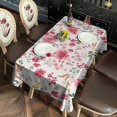 thumbnail image 2 of Pioneer Flower Floral Print Pattern Rectangle Tablecloth 60"x102",Waterproof Polyester Rectangle Table Cloth, Wipeable Spillproof Polyester Tablecloth for Dining, Camping, Indoor and Outdoor, 2 of 6