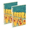 thumbnail image 2 of Ckdifva Bears Enjoy Drink A5 Ring Binder Notebook Journey Note Diary College Ruled Study 60 Pages, 2 of 8