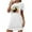 White, variant on Utoimkio Short Sleeve Nightgowns for Women Plus Size Soft Comfortable Sleepwear Sleep Shirt Casual Print Nightdress for Women