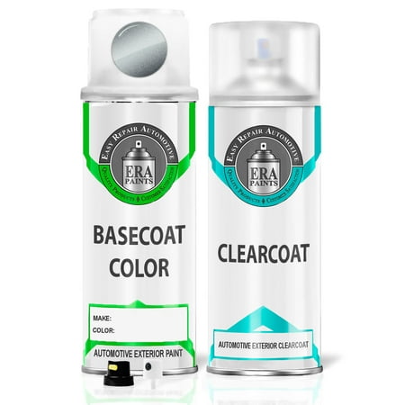 ERA Paints WA813K - Light Spiral Gray Metallic for PONTIAC Exact Match Touch Up Paint Spray - Essential Kit