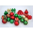 thumbnail image 2 of Jeco 27 Piece Christmas Tree Ornament Set in Red Green and Gold, 2 of 14