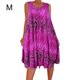 thumbnail image 1 of Vestido Estampado Chaleco Camiseta Vestido corto Sin mangas Mujer Ropa de verano, Morado, M Methold AP002136-18, 1 of 5