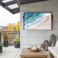 thumbnail image 2 of Outdoor TV Cover 40x25x4.5in, Summer Beach Blue Waves Weatherproof TV Screen Protector with Zipper, Oil Painting Art Outside Television Cover Fits Up to 40-43", 2 of 9