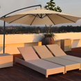 thumbnail image 4 of Parasol Replacement Cover, 8 Ribs, 3m, Waterproof, Anti-UV, Replacement Fabric, Beige-tfrf, 4 of 5