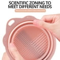 thumbnail image 4 of BVXEEP Make Up Cleaning Bowl, Folding Makeup Brush Cleaning Bowl Powder Puff Beauty Brush Pad Makeup Tool Cleaning Tool, 4 of 7