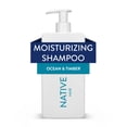 thumbnail image 3 of (6 pack) Native Moisturizing Shampoo Ocean and Timber 16.5 fl oz, 3 of 16