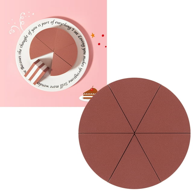 Esponja de Maquillaje BuyWeekMX Juego de 6 Piezas