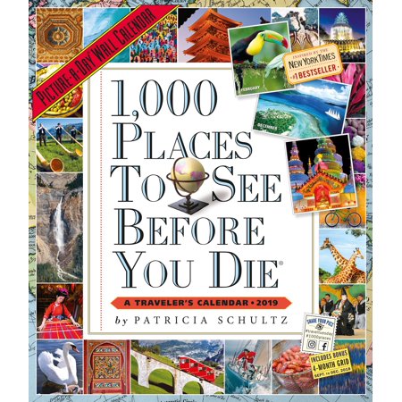 1,000 places to see before you die picture-a-day wall calendar 2019 (other): (Best Place To Make Custom Calendars)